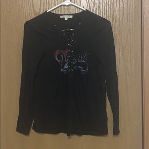 Express long sleeve graphic tee